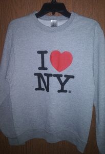 I love NY unisex sweatshirt